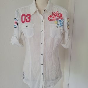 Women's Harley Davidson button up